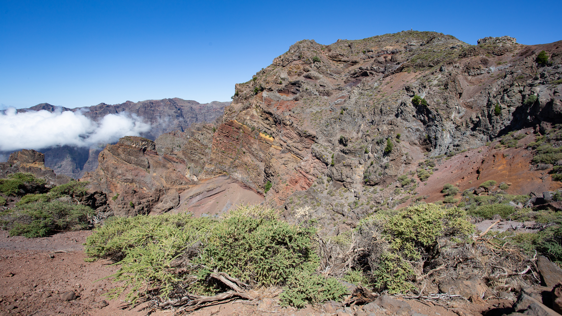 Höhenwanderweg Pico de la Nieve – Pico de la Cruz