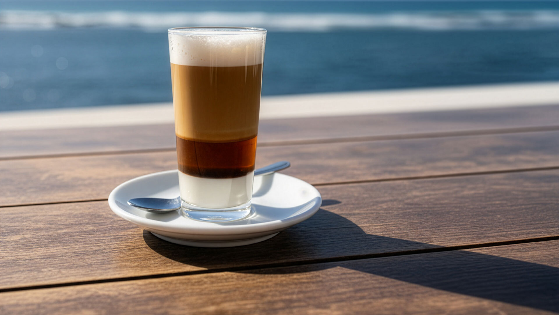 Schichtweise Genuss im Glas – der Barraquito von Santa Cruz.