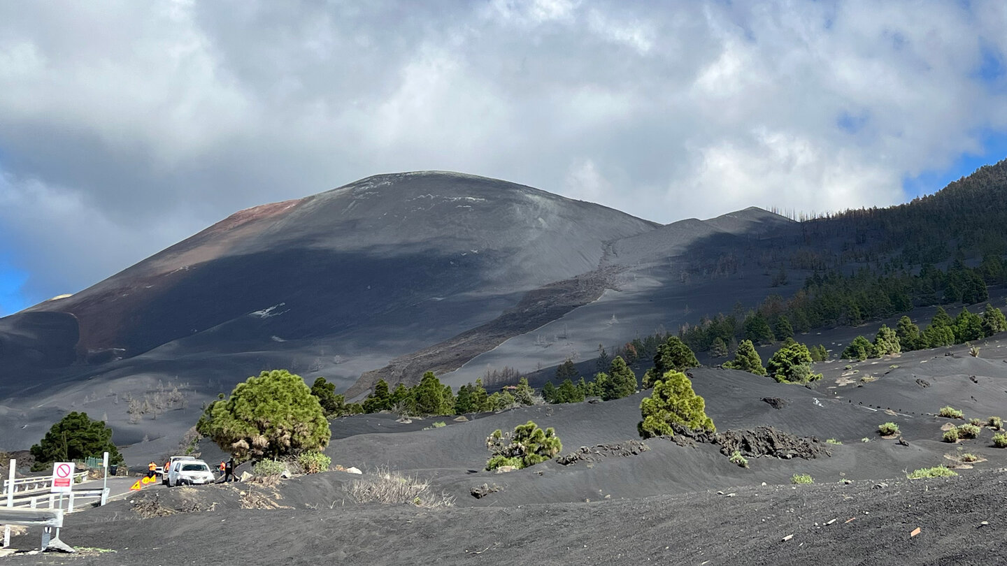 der 2021 entstandene Tajogaite, der jüngste Vulkan der Cumbre Vieja auf La Palma