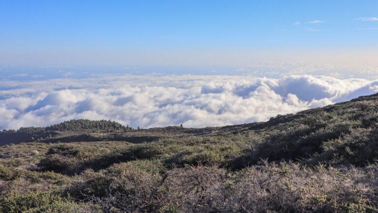 Wolkenmeer an der Ostküste La Palmas.