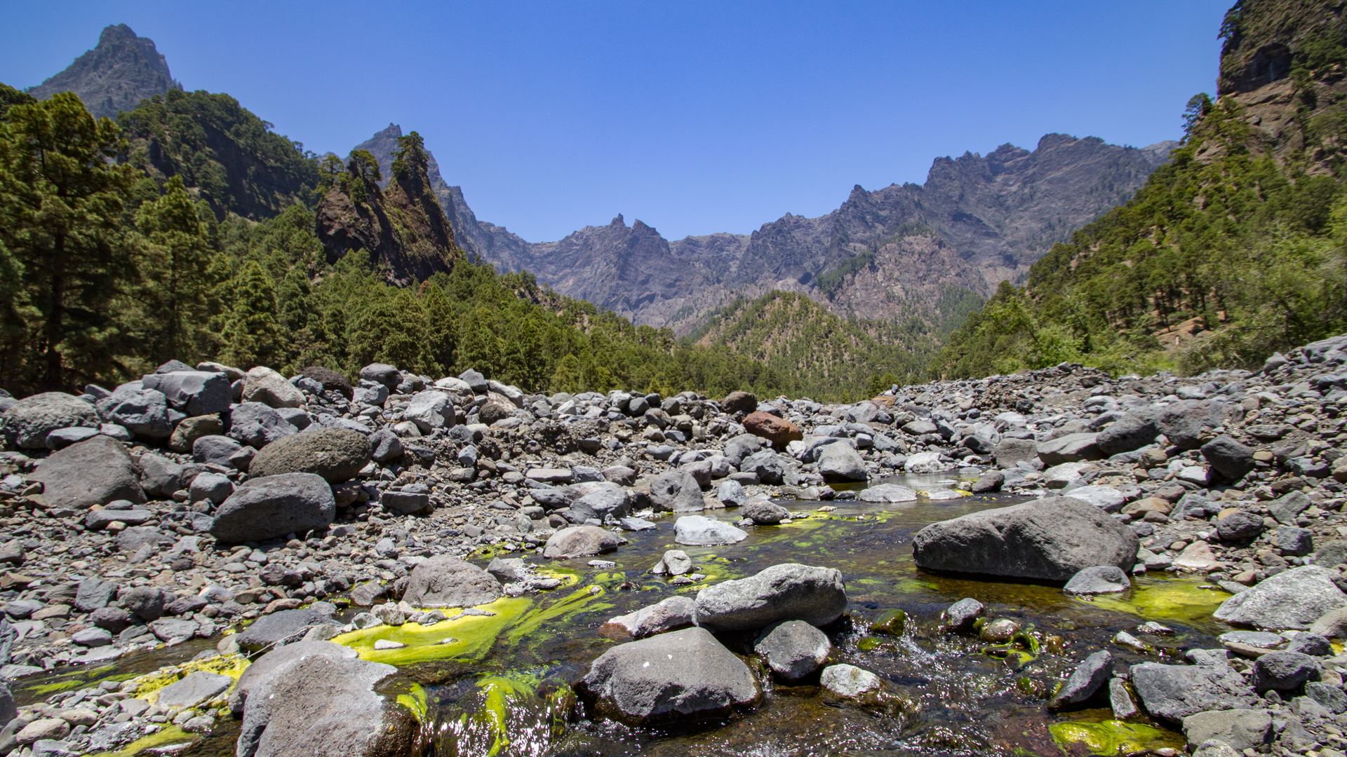 Wanderweg durch die Schlucht Barranco de las Angustias