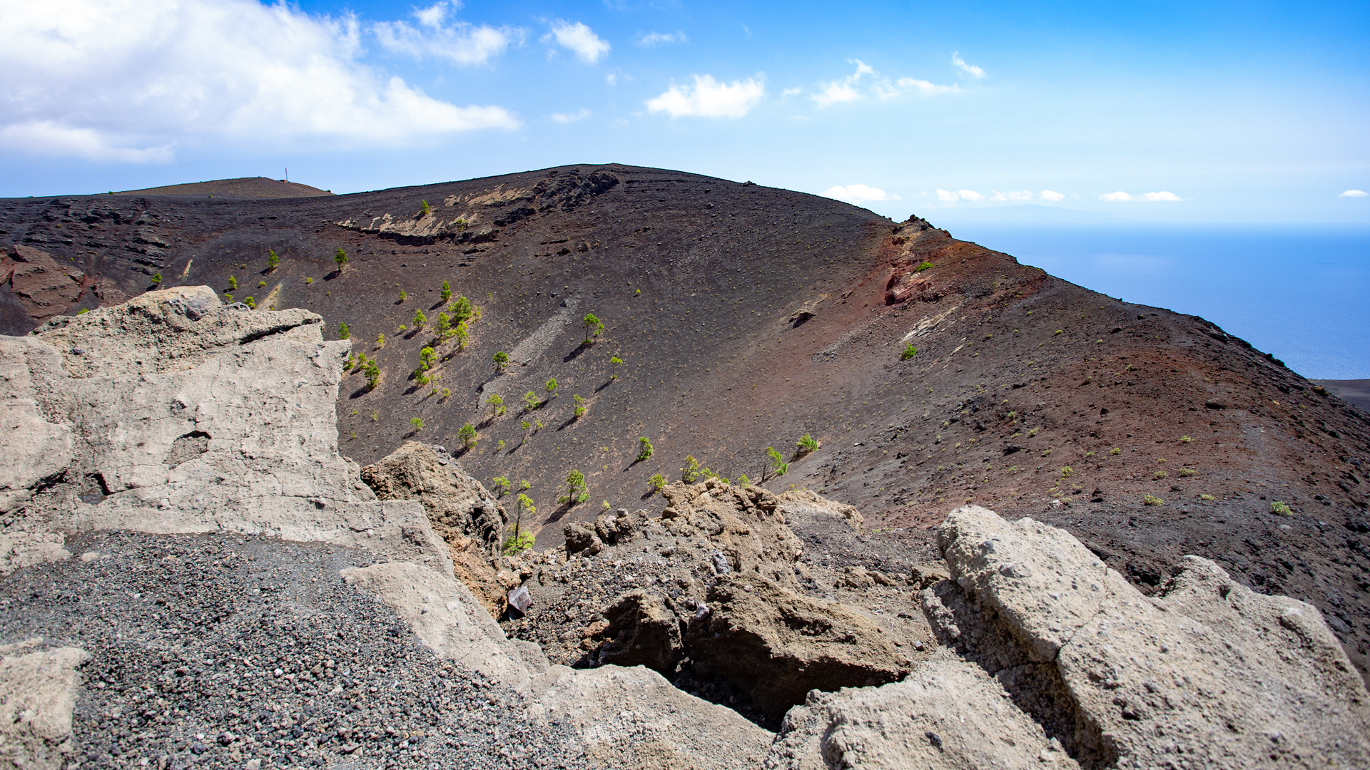 Volcán San Antonio, Fuencaliente – Kraterblick