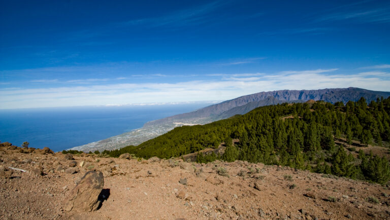 Blick über das Aridane-Tal, La Palma.