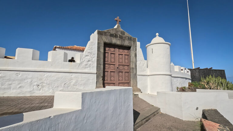 das Castillo de La Virgen im Osten der Stadt Santa Cruz de La Palma