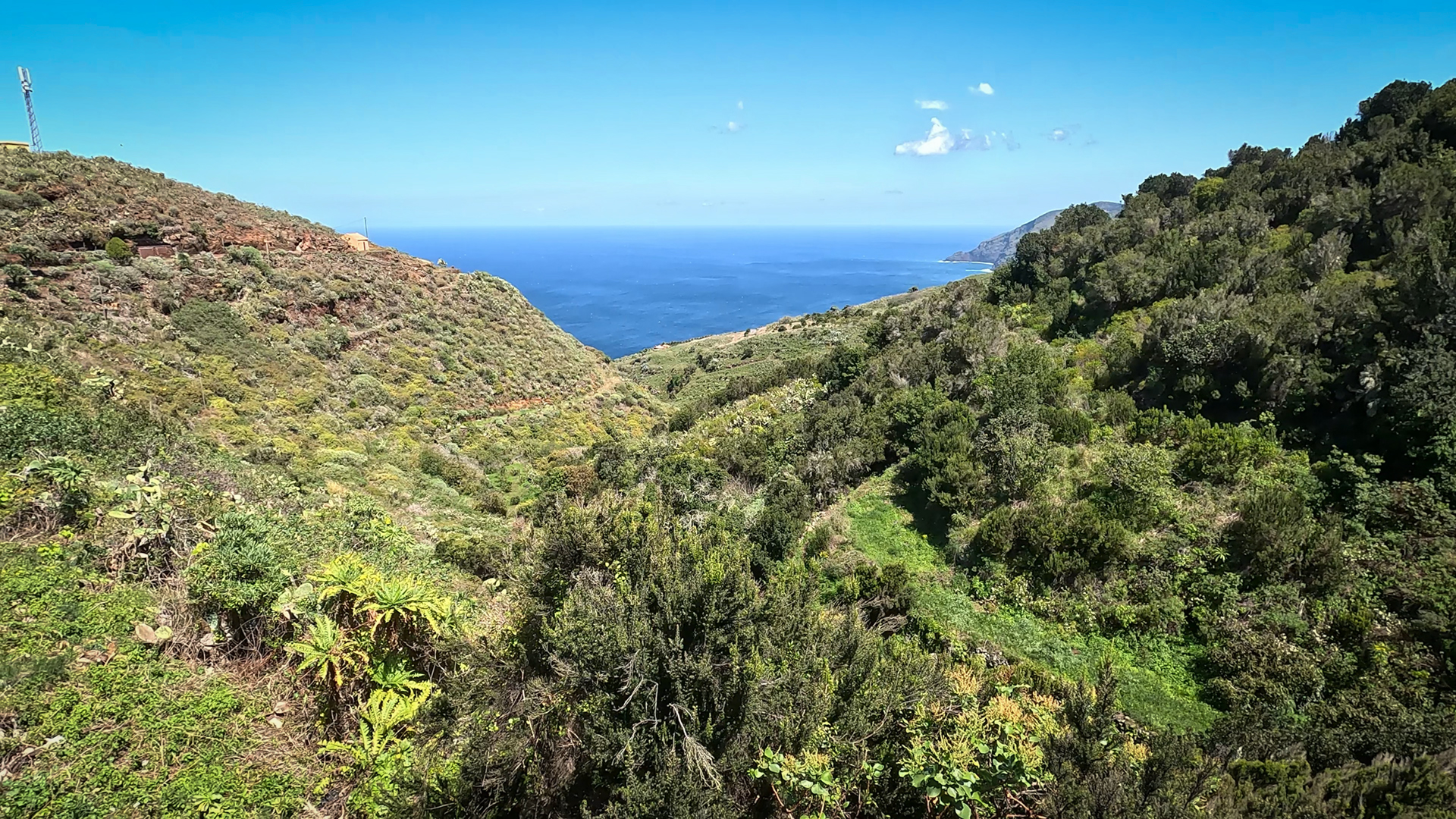 Blick von Don Pedro über die Wanderroute