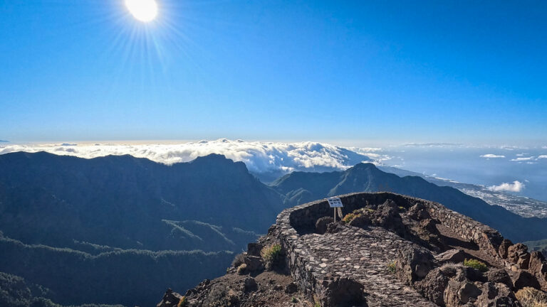 Espigón del Roque — Aussichtsplattform über der Caldera de Taburiente.