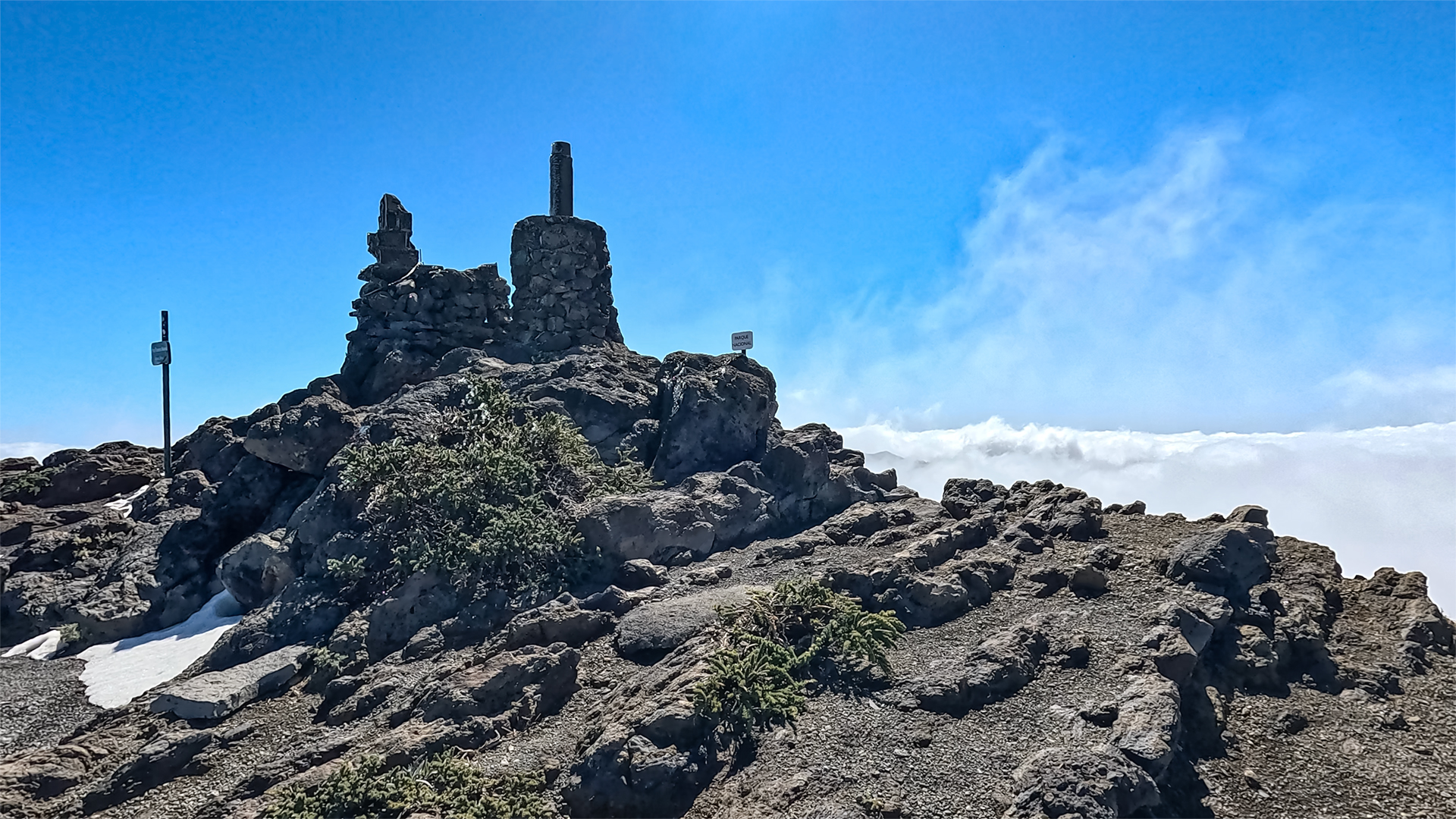 Fuente Nueva, 2.366 m – Gipfel über den Wolken