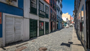 Altstadtgasse in Santa Cruz de La Palma