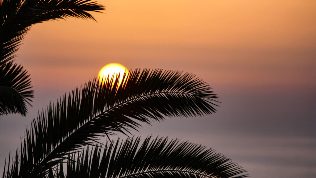 The trade wind clouds divide La Palma into two climate zones