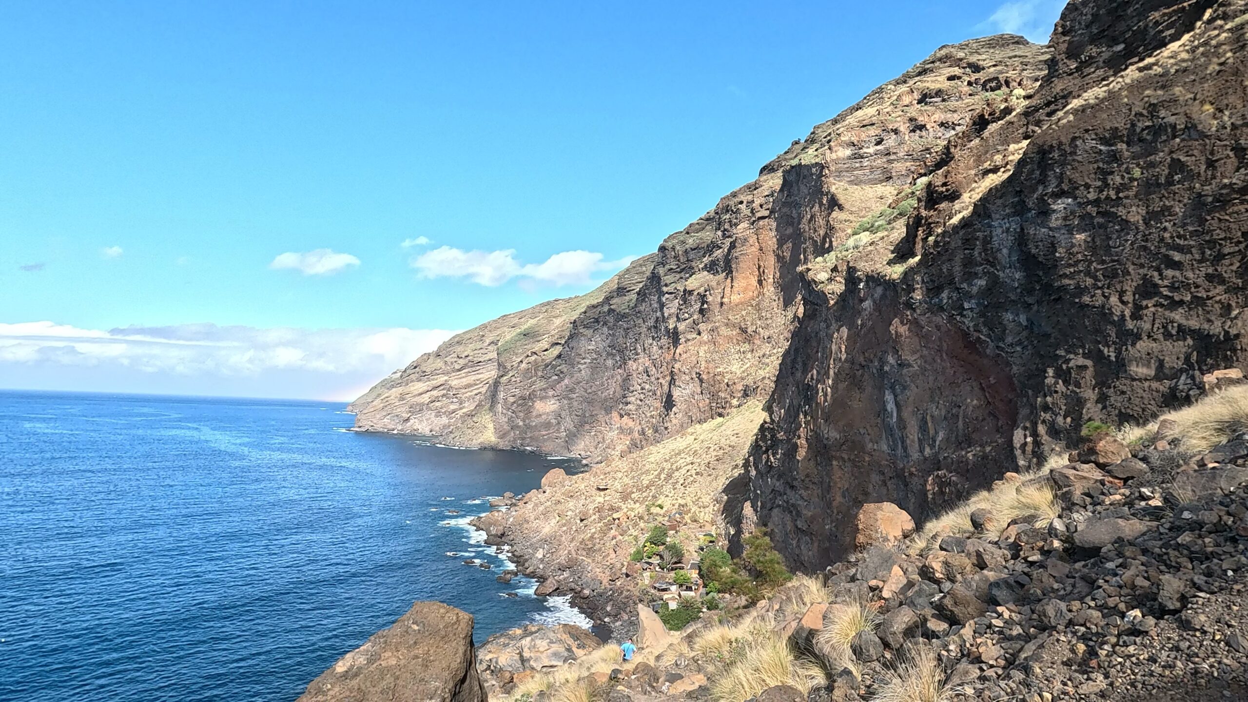 Steilküste oberhalb der Playa de la Veta auf La Palma.