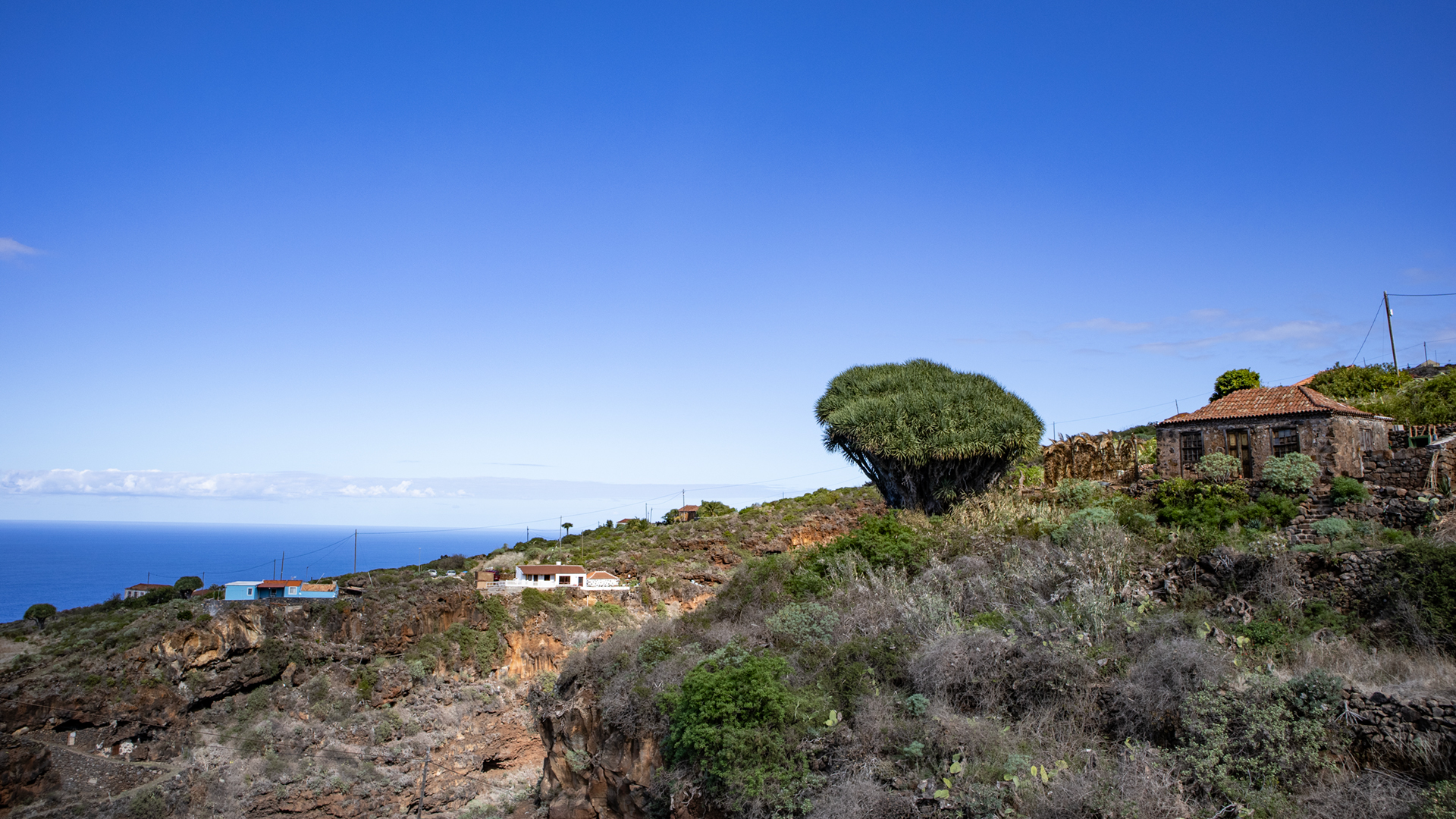 Küstenlandschaft bei El Palmar im Gemeindegebiet Garafía 