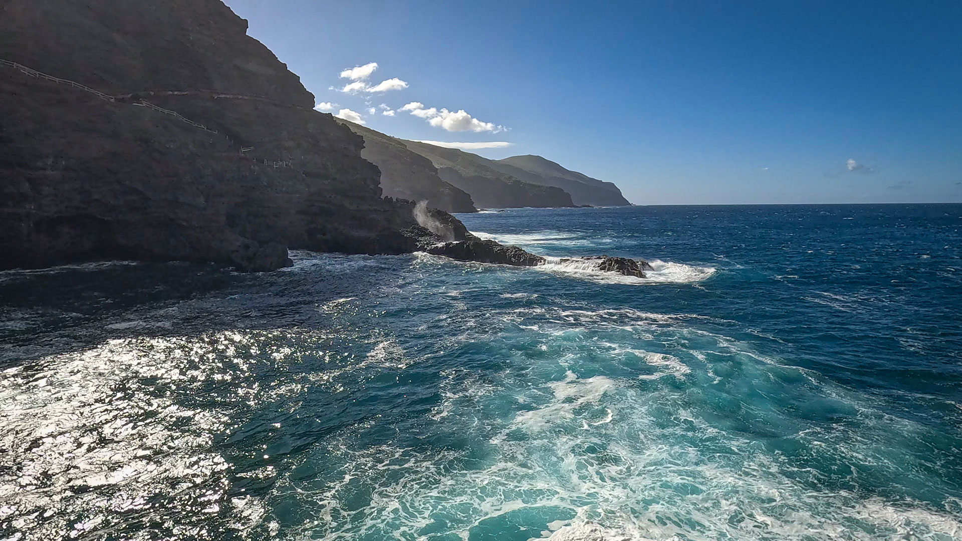 Atlantik vor Garafía – ursprüngliche Küstenlandschaft im Norden La Palmas