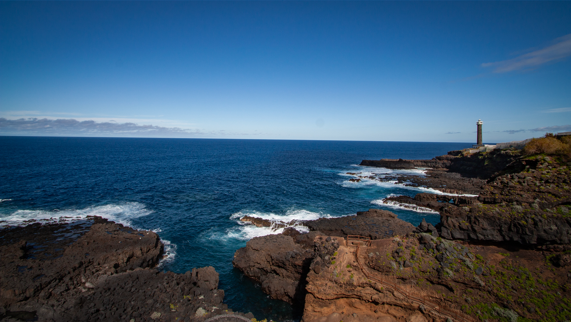 Küstenlandschaft an der Punta Cumplida, La Palma.