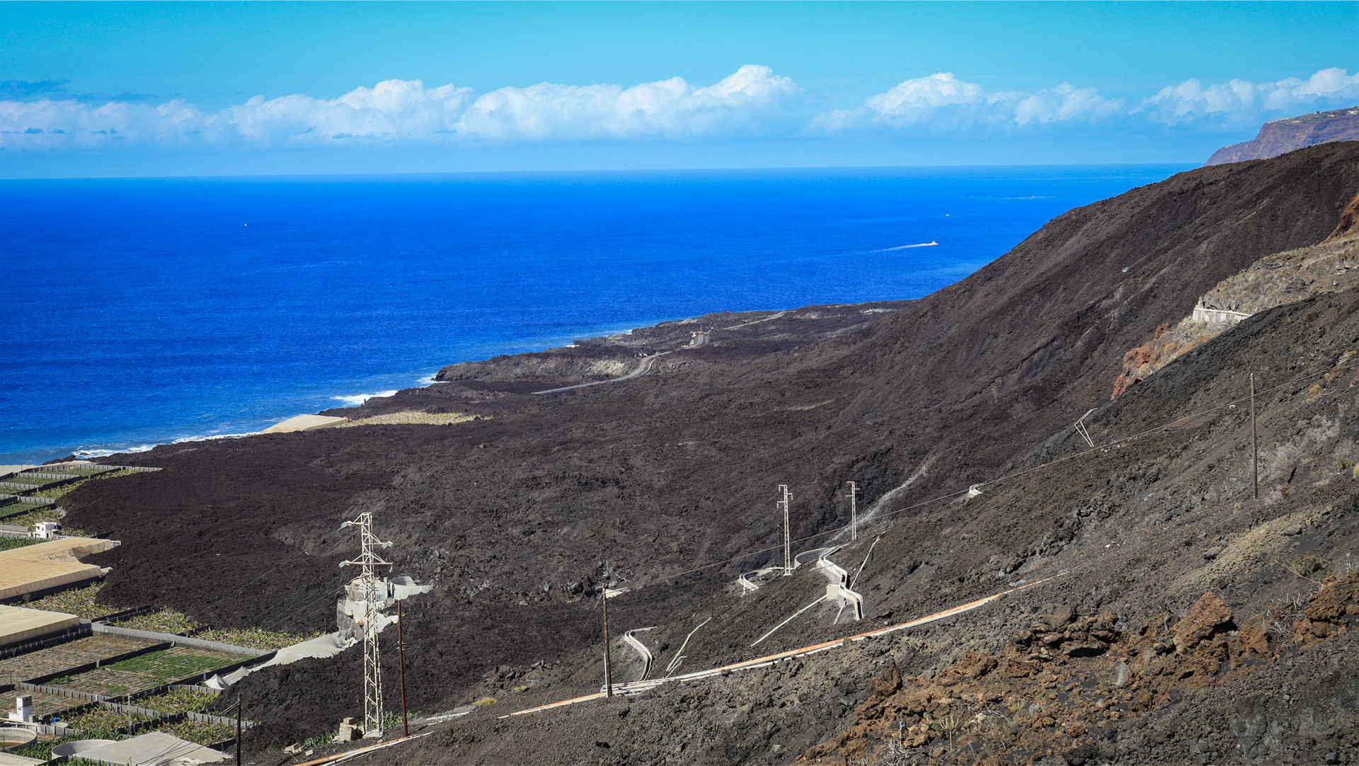 Tajogaite-Lavafeld, La Palma – neues Land am Atlantik seit 2021