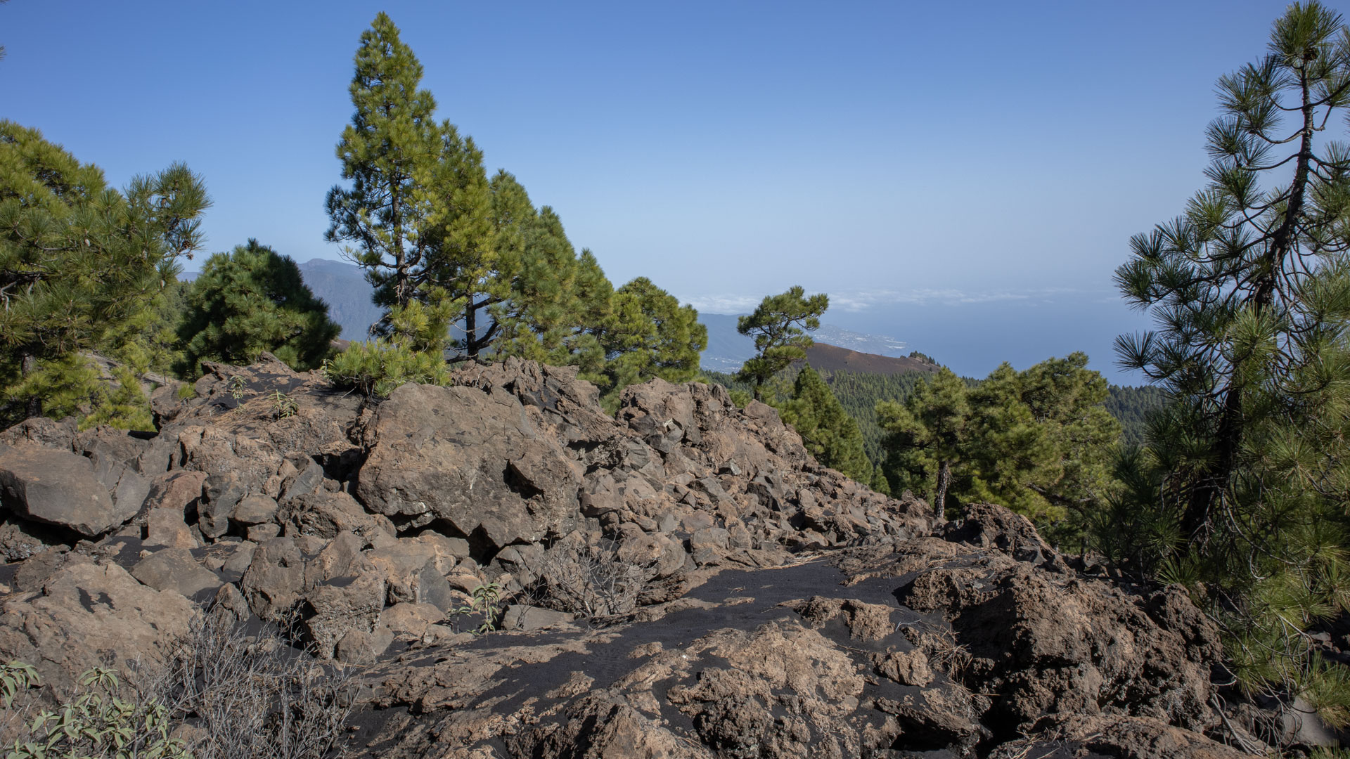 Wanderweg SL-LP-125 zum Pico Nambroque auf der Cumbre Vieja