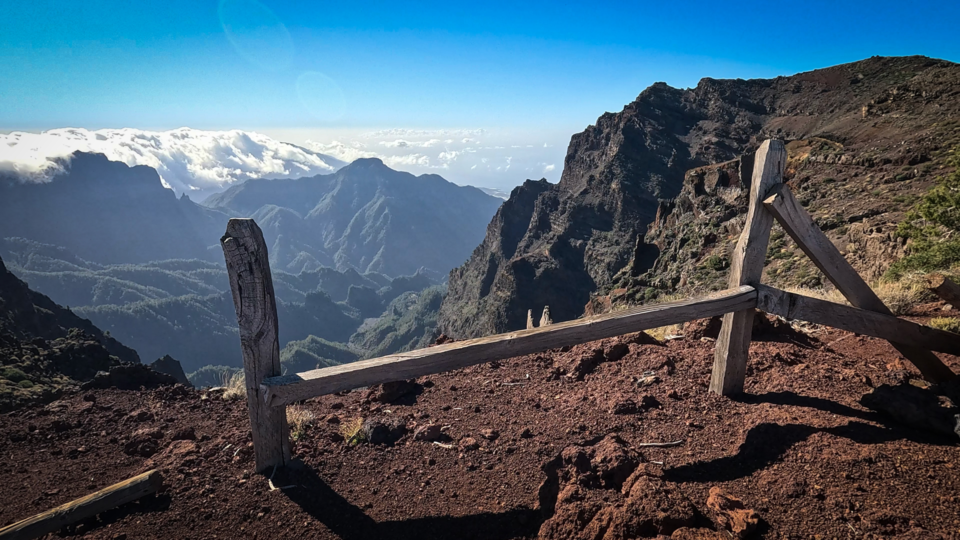 Caldera-Abbruchkante beim Mirador de los Andenes