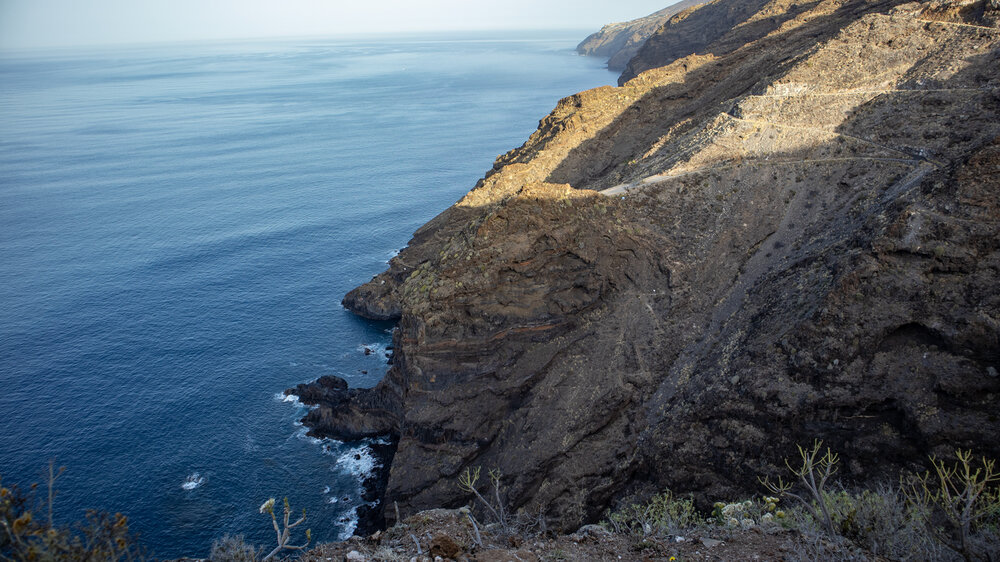 Barranco del Jurado, Tijarafe – Aussichtspunkt über La Palmas Steilküste
