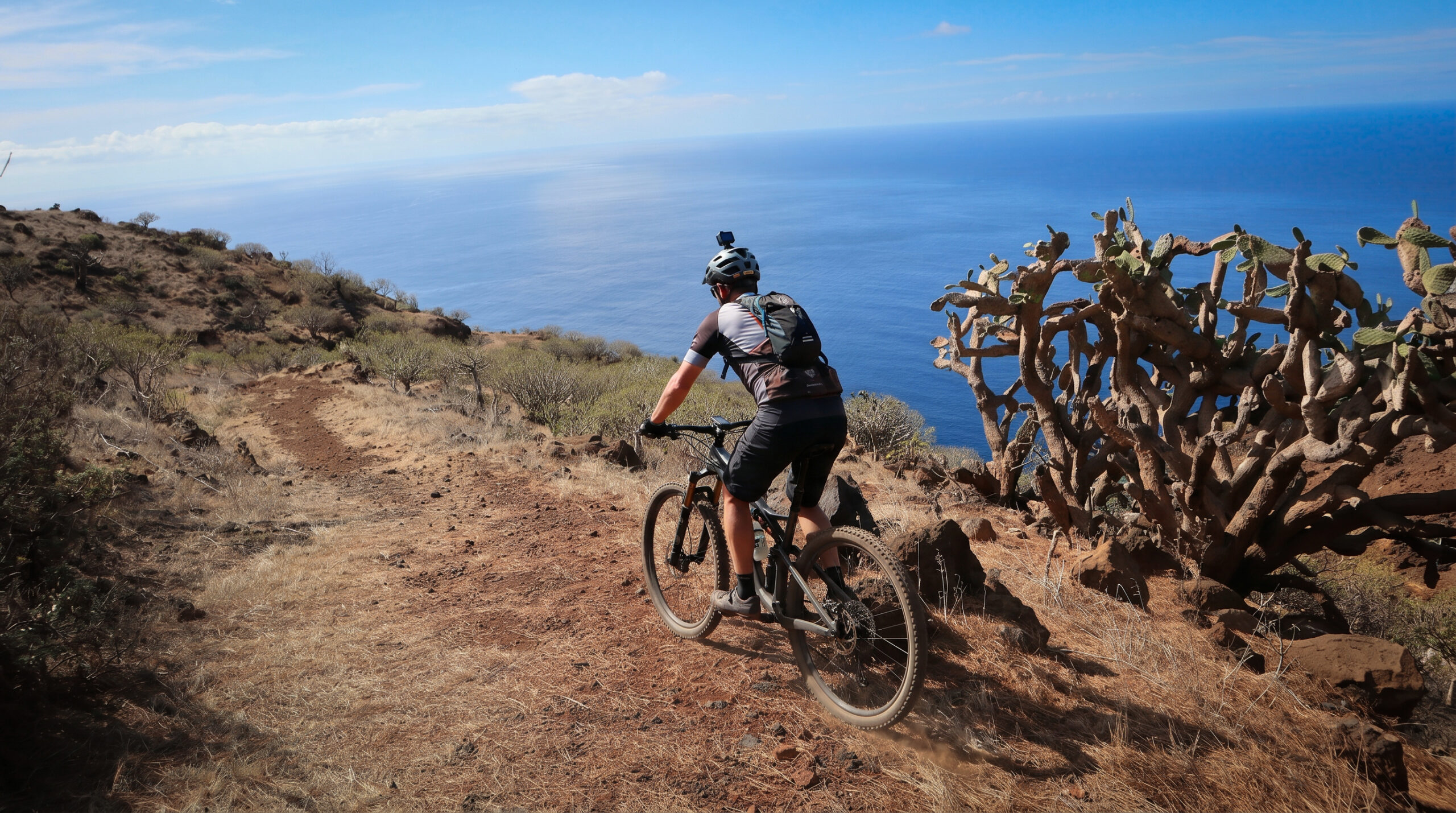 Mountainbike-Trail, La Palma