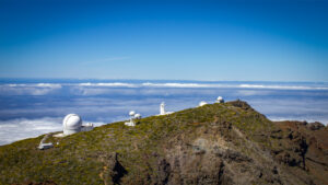 Das Observatorio Astrofísico del Roque de los Muchachos auf 2426 Metern beherbergt einige der leistungsstärksten Teleskope der Welt