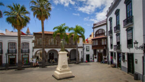 Rathaus an der Plaza de España im Zentrum von Santa Cruz de La Palma
