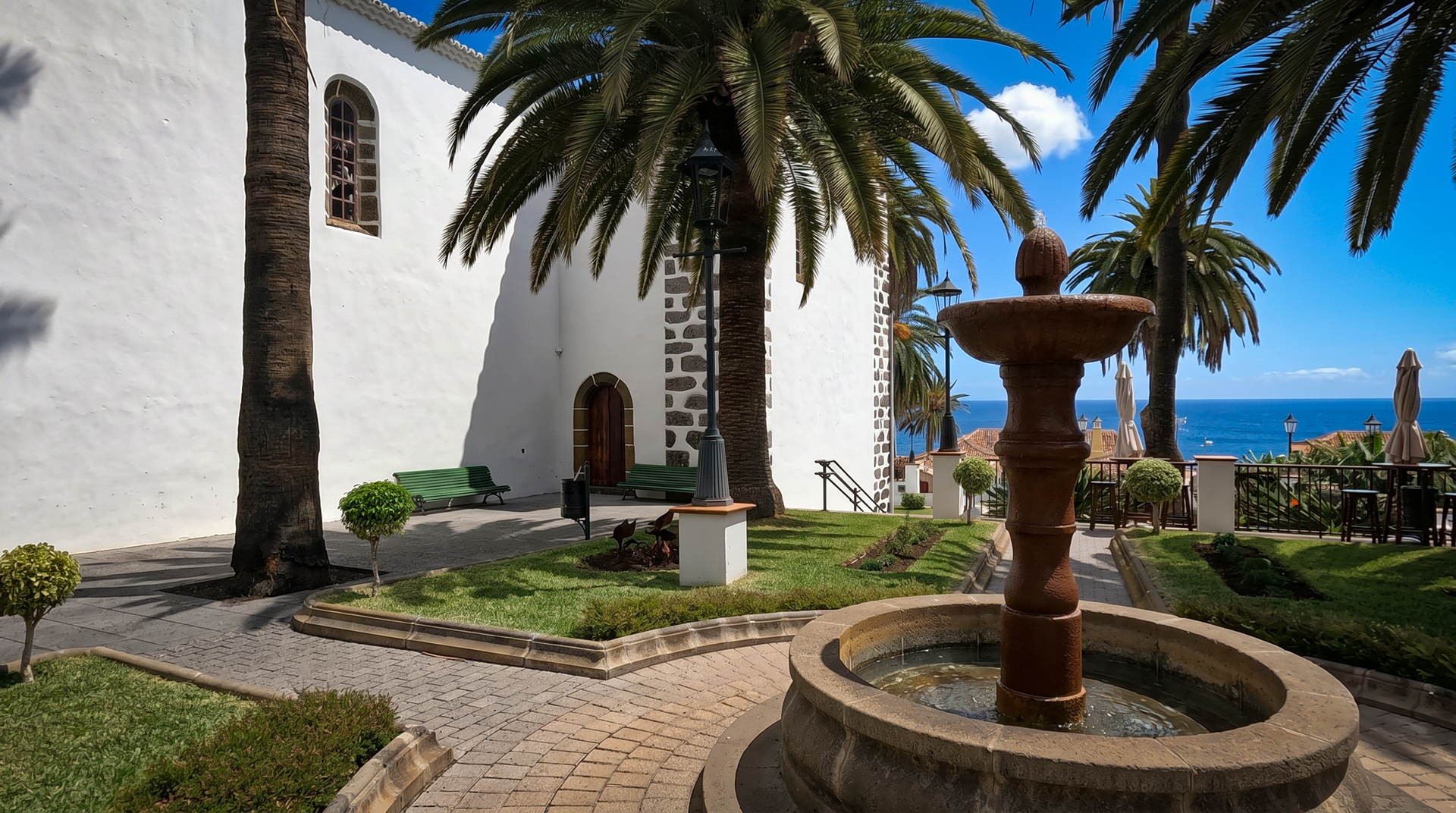 Kirchplatz von San Andrés auf La Palma