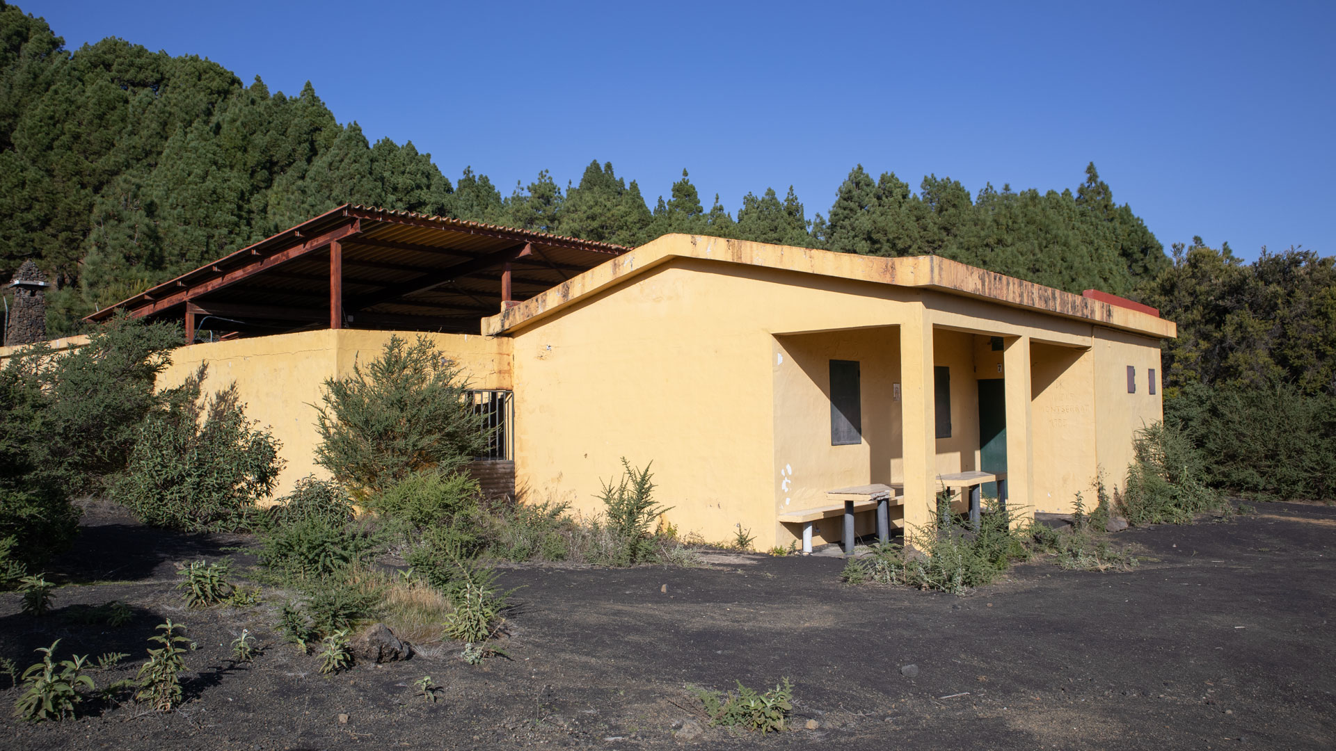 Schutzhütte Llano de las Moscas – Ausgangspunkt der Wanderung zum Pico Nambroque