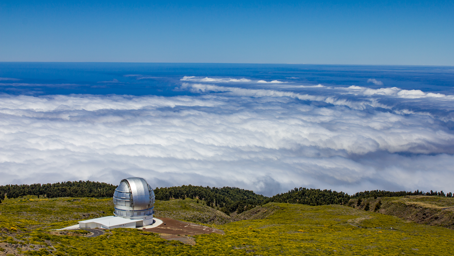 Gran Telescopio Canarias — größtes optisches Teleskop der Welt auf La Palma.