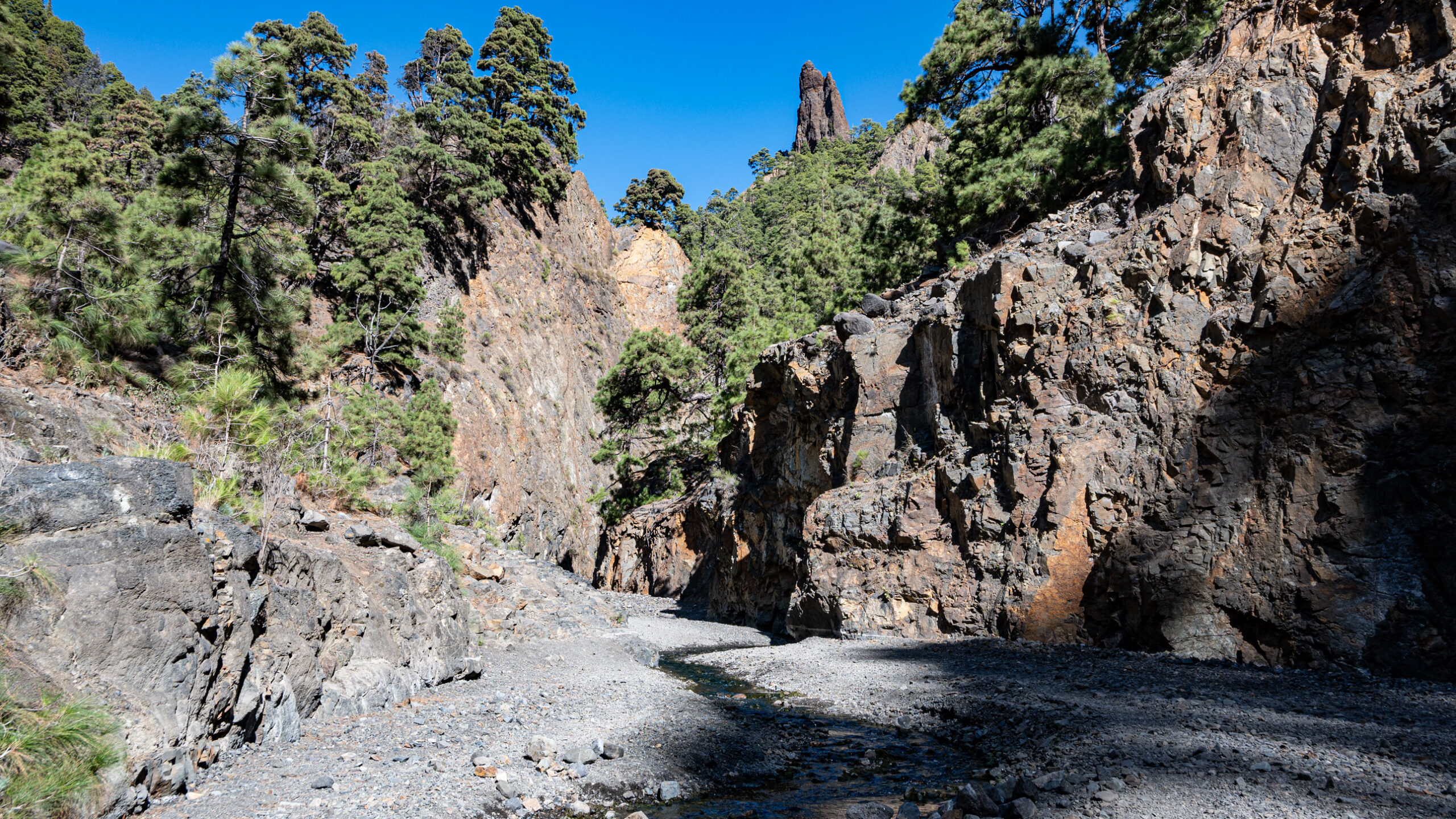 Schlucht des Río Almendro Amargo im Nationalpark Caldera de Taburiente
