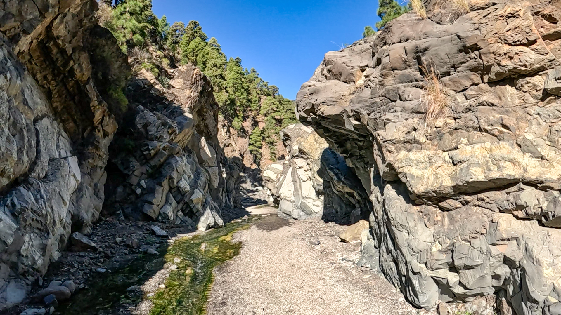 Wanderweg durch die Schlucht Barranco de las Angustias