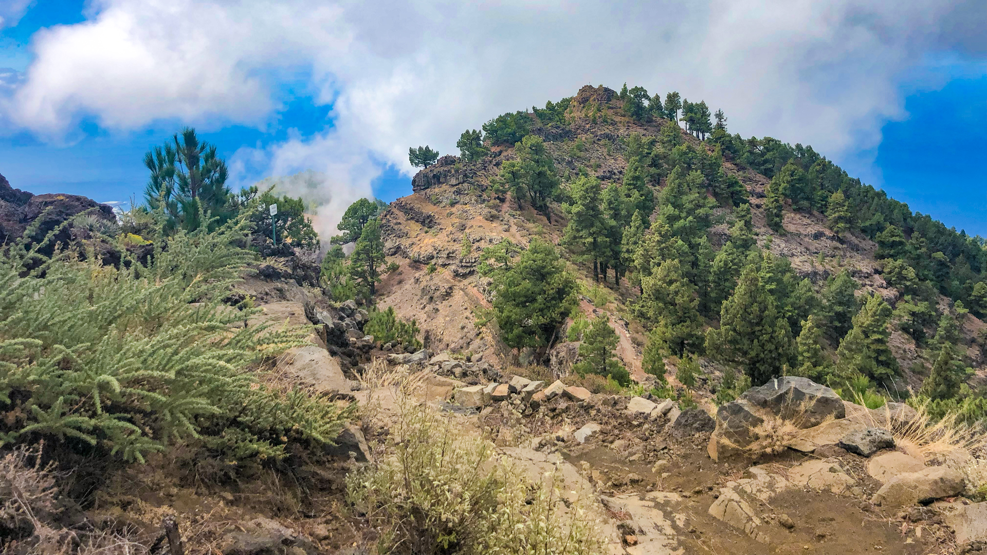 Wanderung vom Roque de los Muchachos zum Mirador del Time